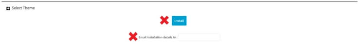 Step 4.1.4 – quick install: install and email confirmation