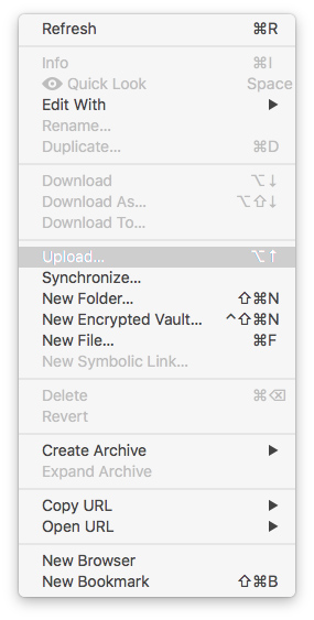 synchronize files cyberduck mac