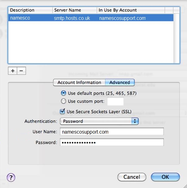 mac mail server spf