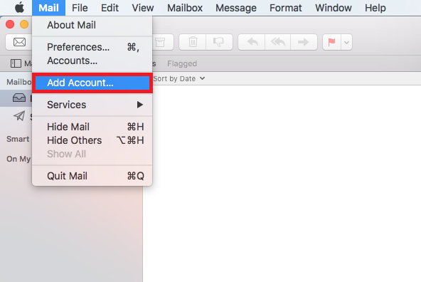 set up edinboro exchange account on mac mail