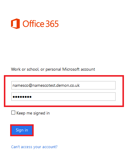 microsoft outlook portal login