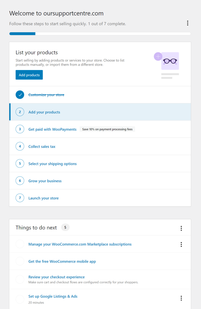 An image showing the setup steps